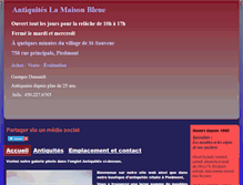 Tablet Screenshot of antiquiteslaurentides.com